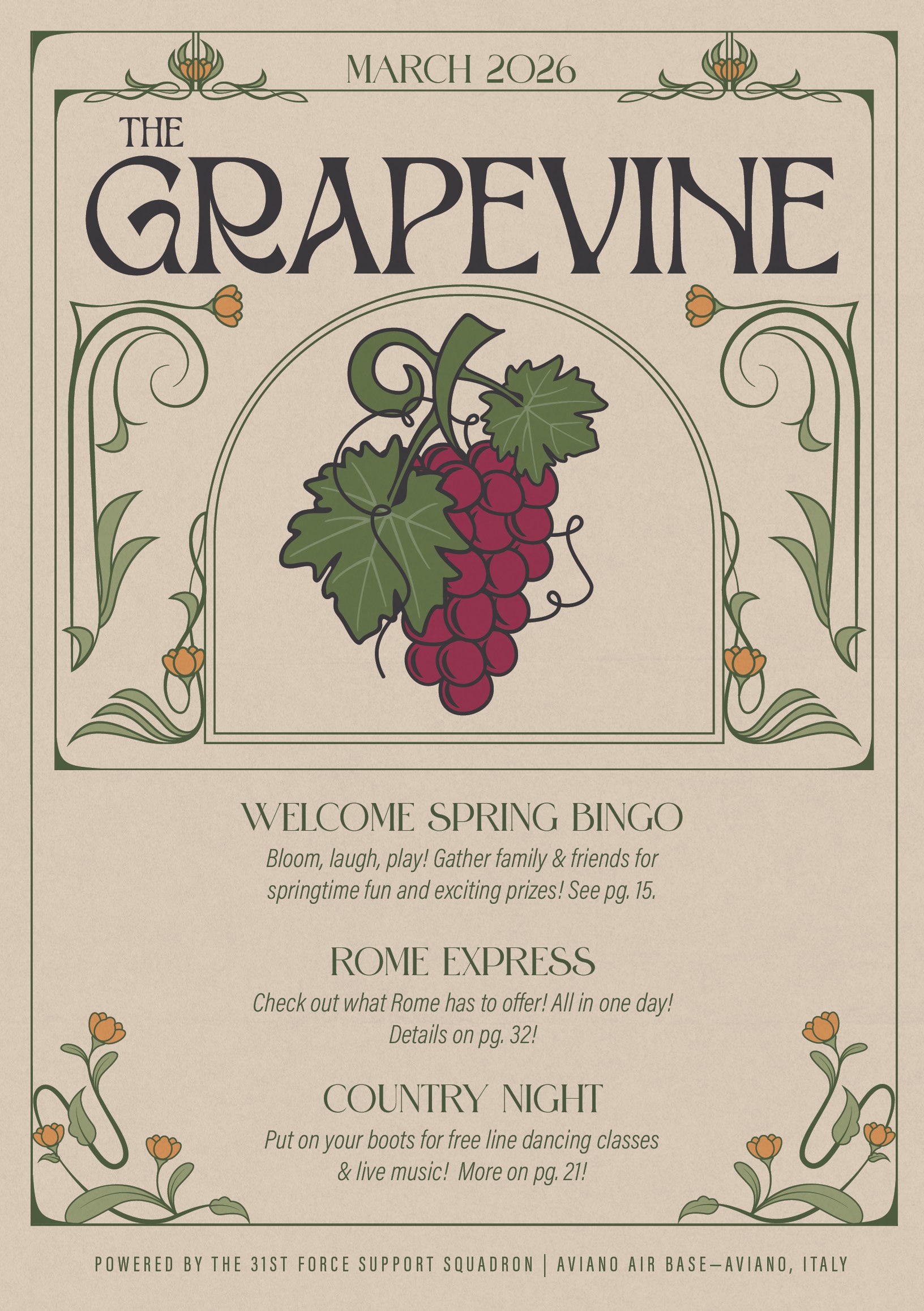 The Grapevine | Aviano Air Base